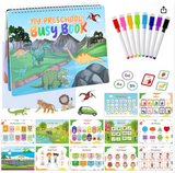Preschool Busy Book Learning Games,Preschool Learning Activities Busy Book for Toddlers 3-6 Activity Books for Kids Ages 3-6,Special Education Classroom Must Haves