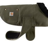 Carhartt Firm Duck Insulated Dog Chore Coat Army Green/Brass X-Large