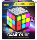 Rechargeable Game Activity Cube - 9 Fun Brain & Memory Games - Cool Toys for Boys and Girls - Christmas/Birthday Gifts for Ages 6-12+ Year Old Kids Tweens & Teens - Best Boy & Girl Toy Gift Ideas
