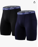 Tomic Youth Boys' Compression Shorts Performance Athletic Base Layers for Boys Sport Pants Tights Leggings Underwear 2-3Pack