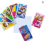 Mattel Games UNO Junior Paw Patrol: The Mighty Movie Kids Card Game for Family Night Featuring 3 Levels of Play