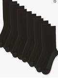 Hanes Men's Max Cushioned Crew Socks, Moisture-Wicking with Odor Control, Multi-Pack