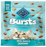 Blue Buffalo Bursts Crunchy Cat Treats, Seafood 5-oz Bag