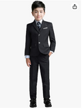 YuanLu Boys Colorful Formal Suits 5 Piece Slim Fit Dresswear Suit Set
