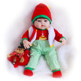 Werflot 18" Toddler Reborn Baby Christmas Boy