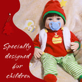 Werflot 18" Toddler Reborn Baby Christmas Boy