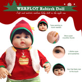 Werflot 18" Toddler Reborn Baby Christmas Boy