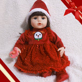 Werflot 18" Toddler Reborn Baby Christmas Girl