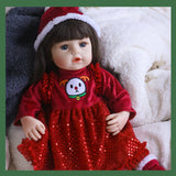 Werflot 18" Toddler Reborn Baby Christmas Girl