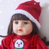 Werflot 18" Toddler Reborn Baby Christmas Girl