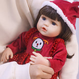 Werflot 18" Toddler Reborn Baby Christmas Girl