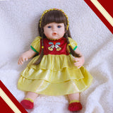 Werflot 18" Toddler Reborn Baby Girl With Yellow Dress
