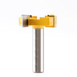 Toolhuk Carving 1/2Inch 4-Edged T-Slotting Milling Router Bit WC199