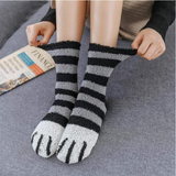 Winter Cat Claws Cute Thick Warm Sleep Floor Sock