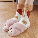 Winter Cat Claws Cute Thick Warm Sleep Floor Sock