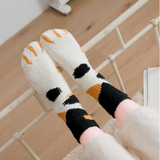 Winter Cat Claws Cute Thick Warm Sleep Floor Sock