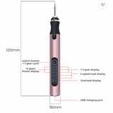 High quality USB charging engraving pen electric DIY rotating cordless engraving pen polishing tool
