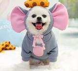 Pet Dog Clothes Funny Cosplay Little Mouse