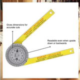 Tootock Measuring Professional Miter Protractor WM182