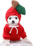 Wurmenin Pet Clothes Hoodie Cute Frog Shape Dog Basic Sweater Coat Cat Warm Jacket Puppy Costume Winter Fleece Outfit