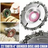 Tootock Carving Grinder Wood Carving Chain Disc WC190