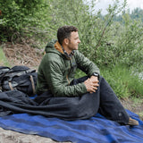 Arcturus Military Wool Blanket - 4.5 lbs, Warm, Thick, Washable, Large 64&#34; x 88&#34; - Great for Camping, Outdoors, Sporting Events, and Survival Kits